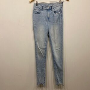 Old Navy Rockstar Jeggings Girls 16 High Rise Light Wash 360 Stretch Skinny Jean
